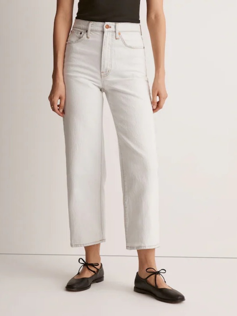 Madewell | the perfect vintage wide leg crop jean